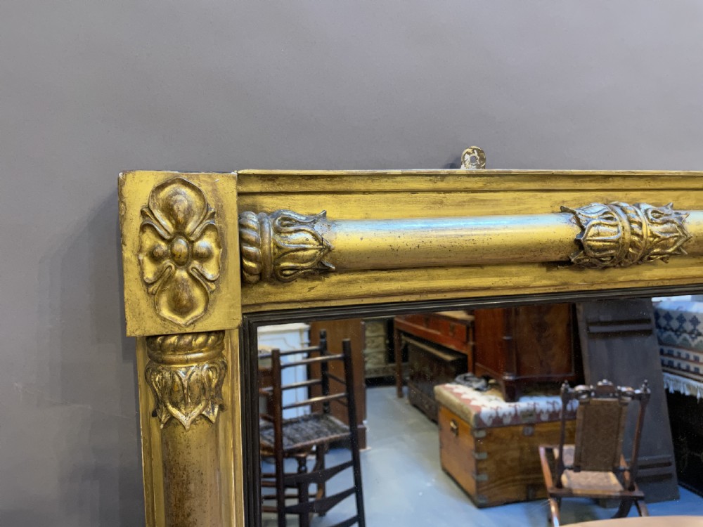 Regency gilt overmantel mirror View II