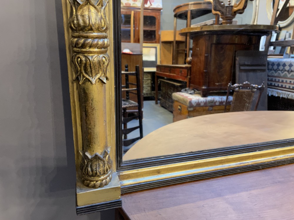Regency gilt overmantel mirror View III