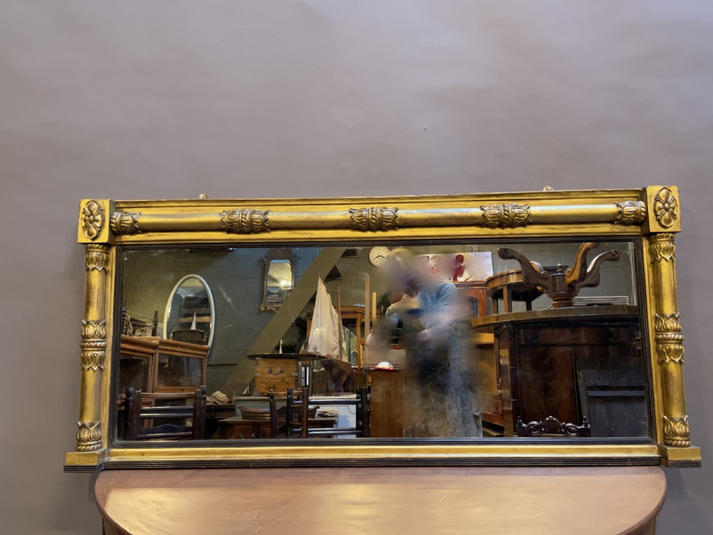 Regency gilt overmantel mirror View V