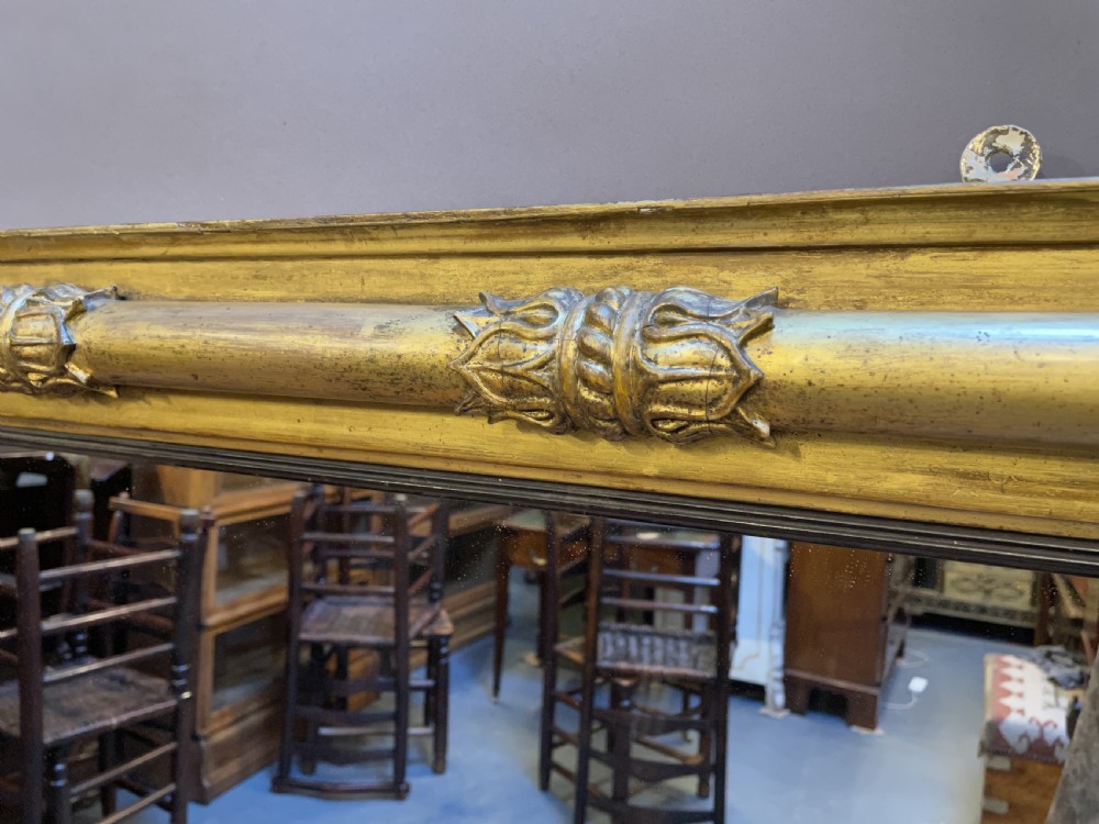 Regency gilt overmantel mirror View VIII