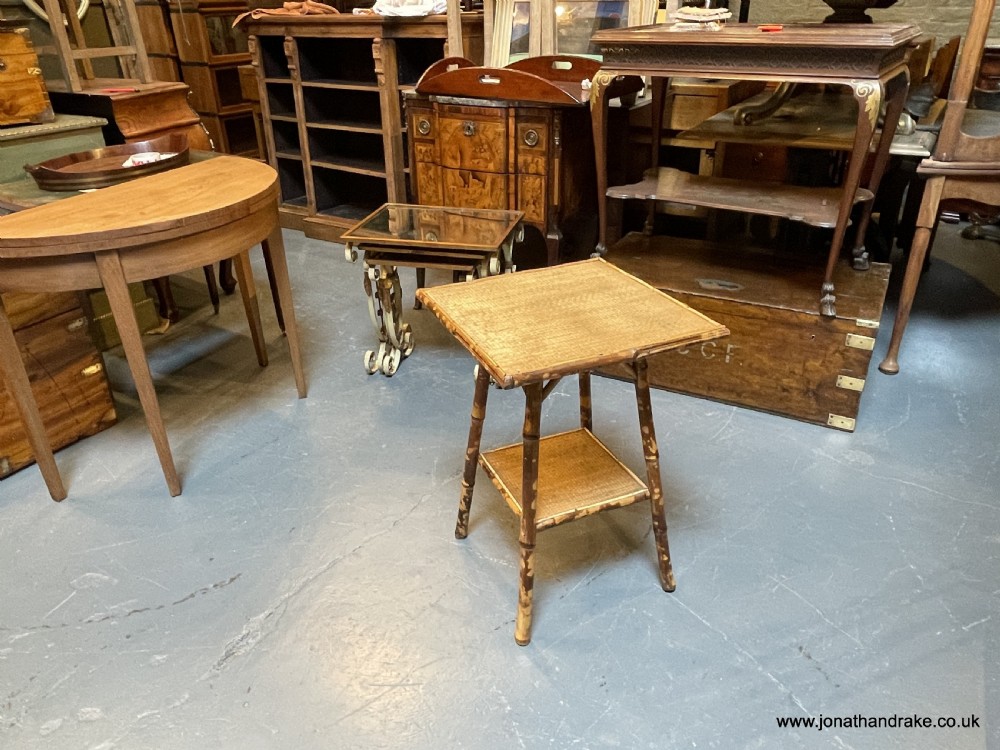Victorian bamboo table View VII