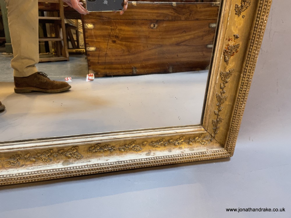 Large gilt hall mirror View VIII