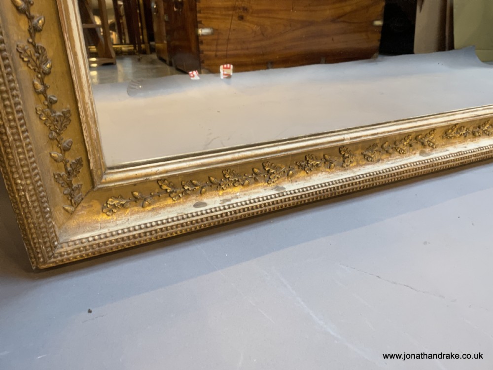 Large gilt hall mirror View IX