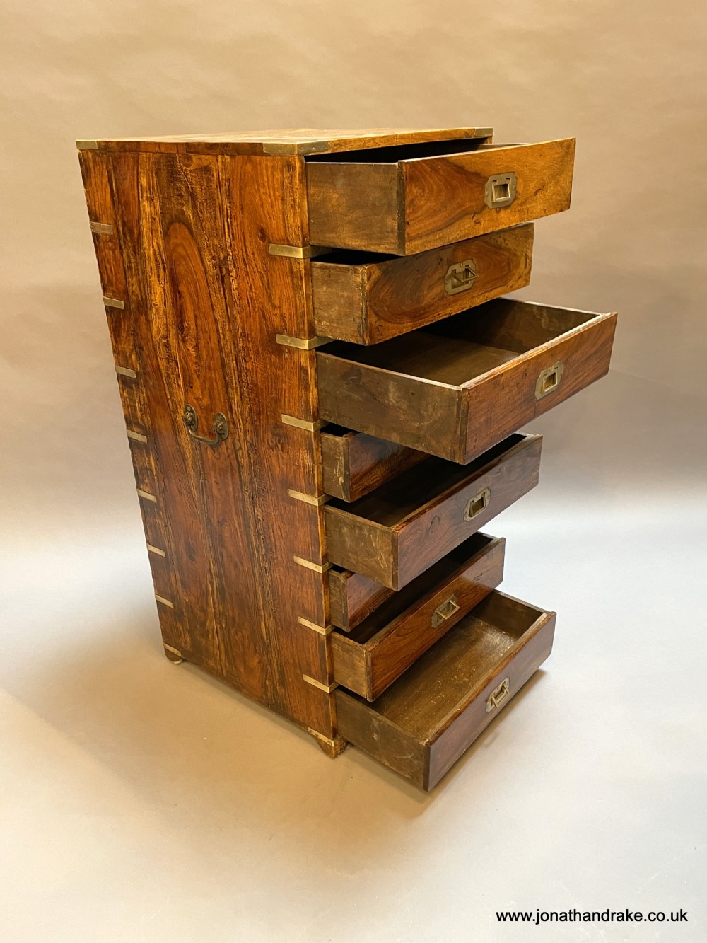 Colonial campaign chest of drawers View VII