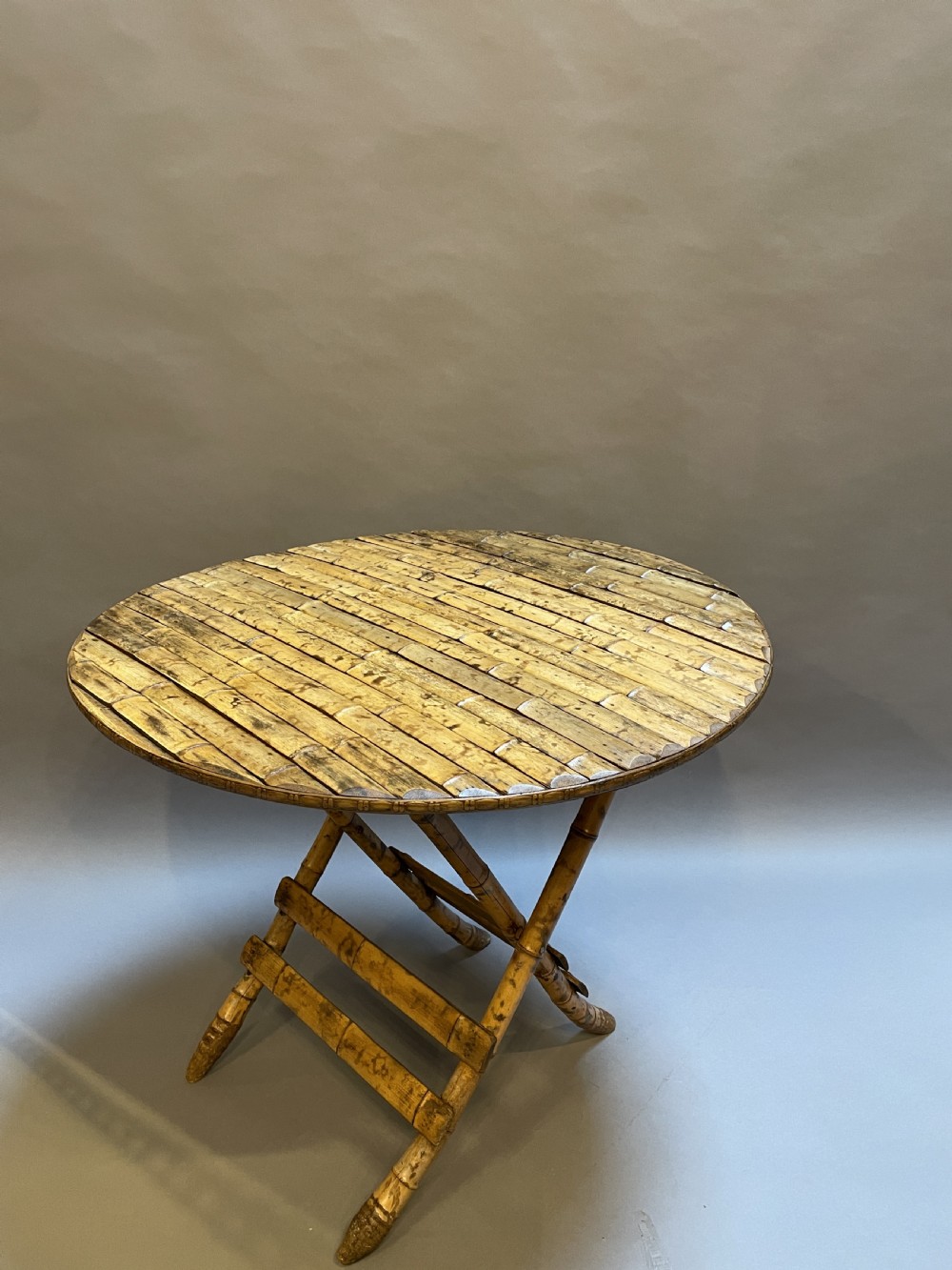 bamboo occasional folding table View IV