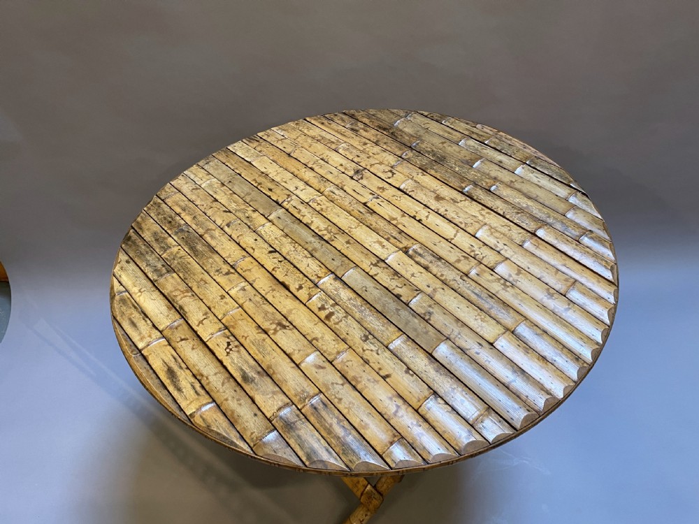 bamboo occasional folding table View V