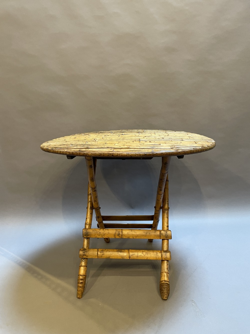 bamboo occasional folding table View VI
