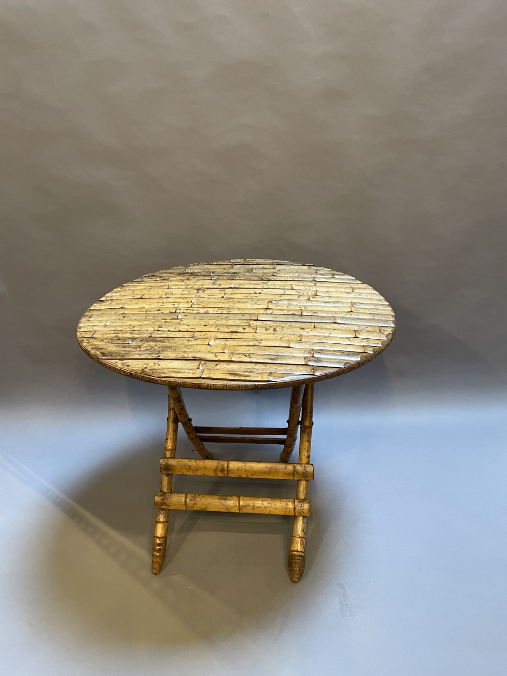 bamboo occasional folding table View VII