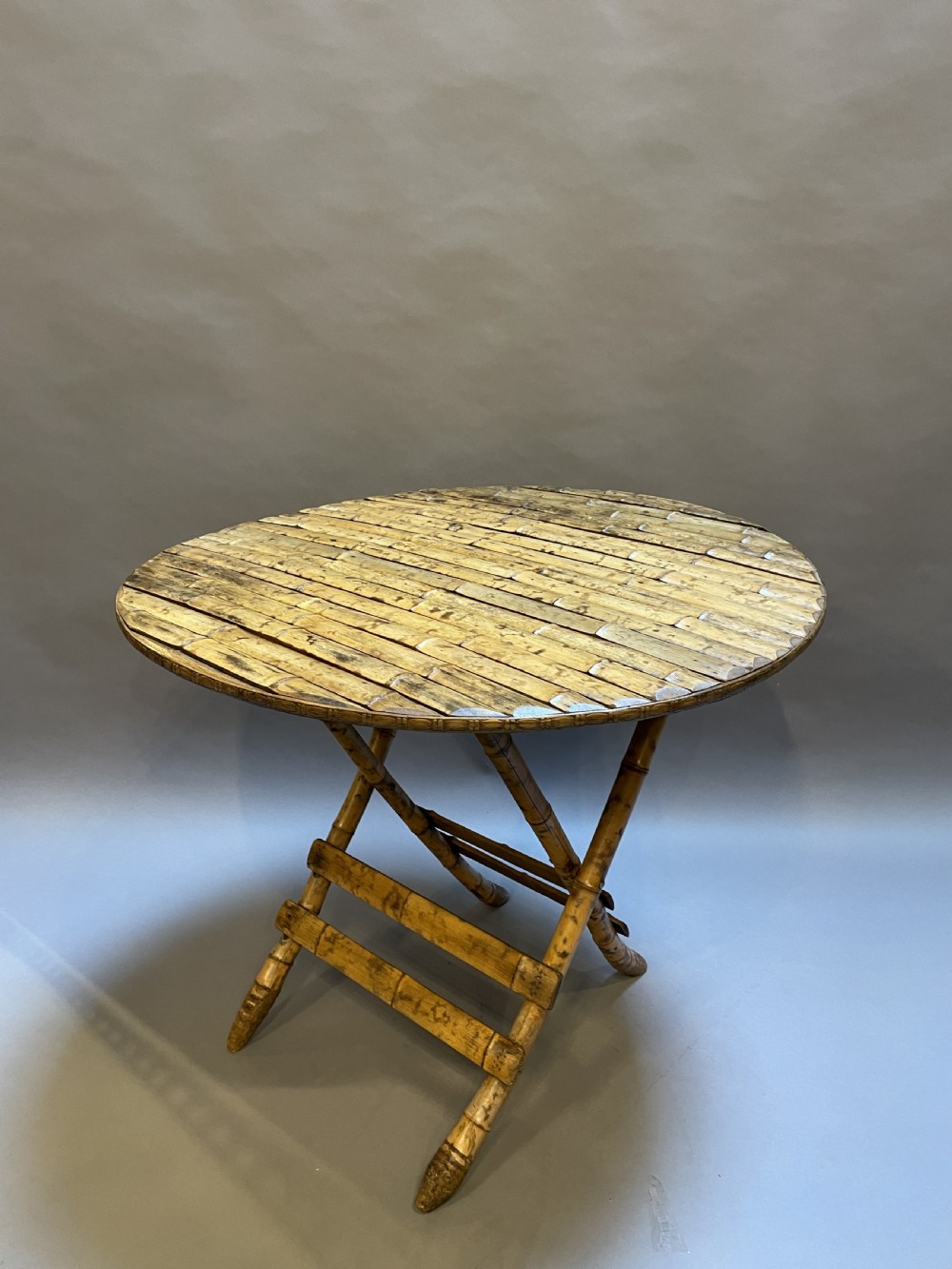 bamboo occasional folding table View IX