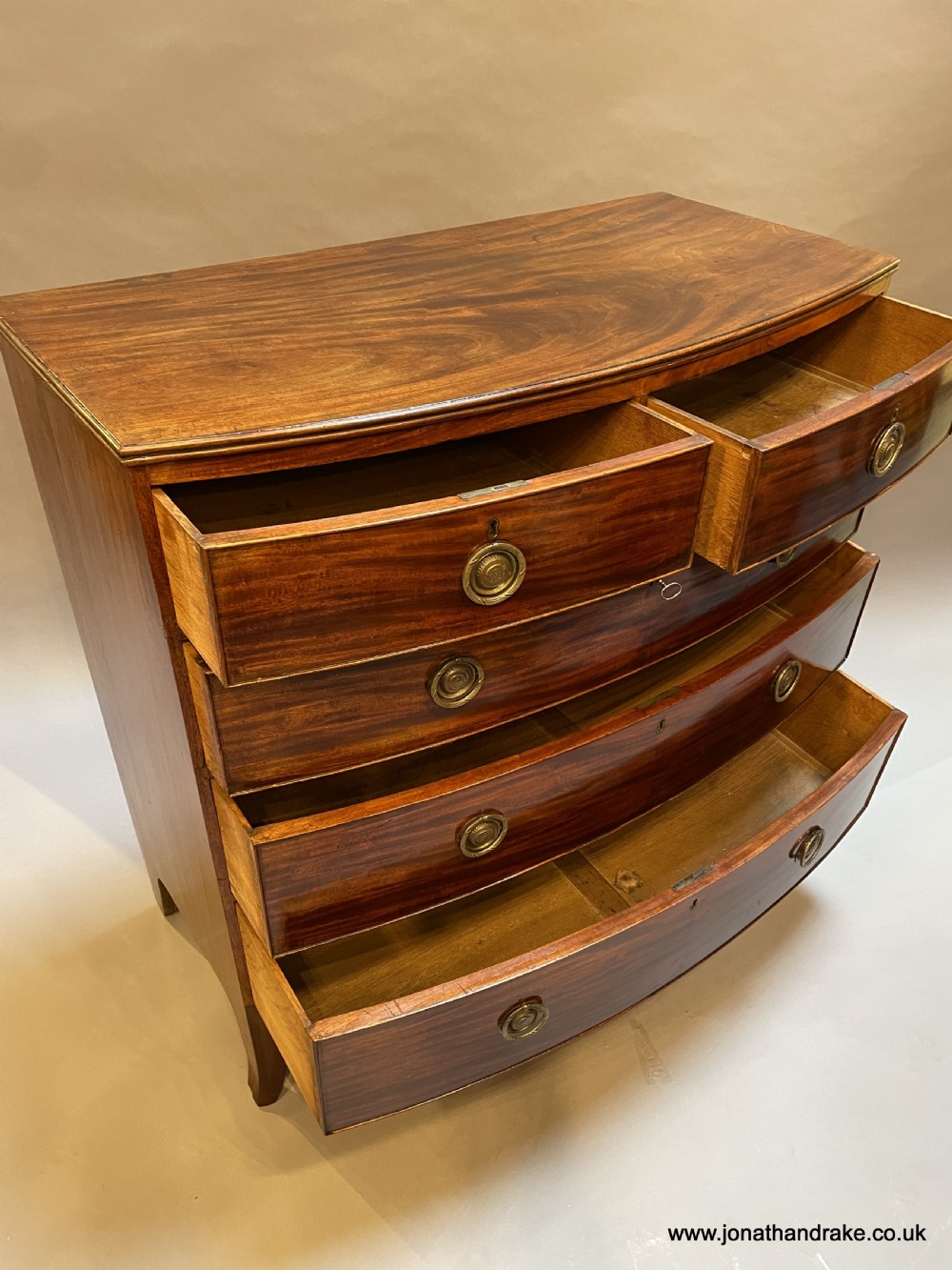 George 111 bow chest of drawers View X