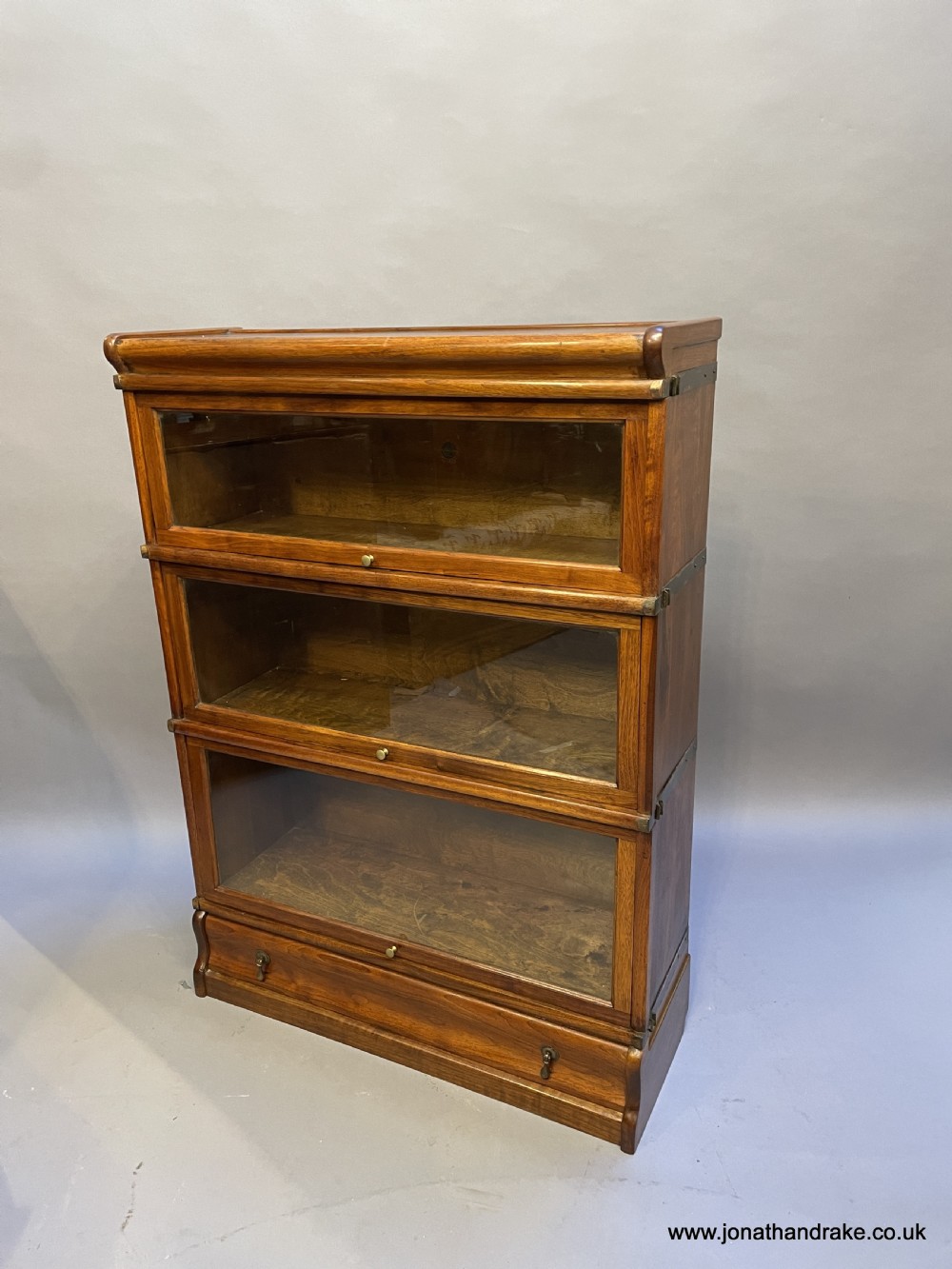 Globe wernicke walnut bookcase View II