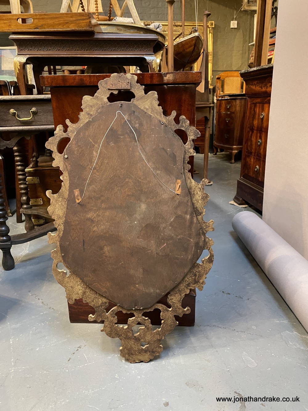 Rococo gilt mirror View V