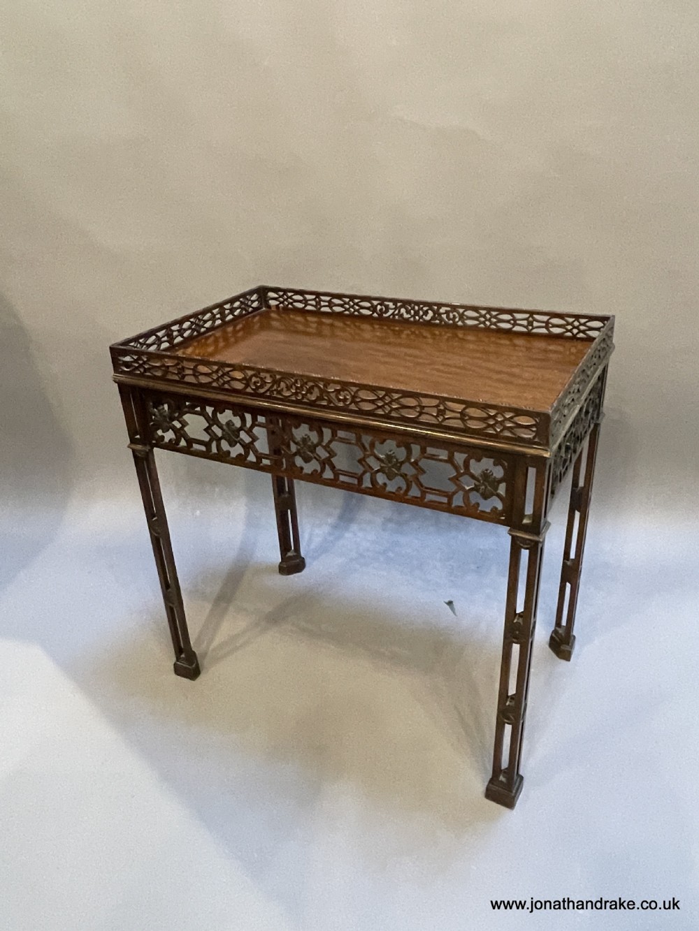 Chippendale Revival side table