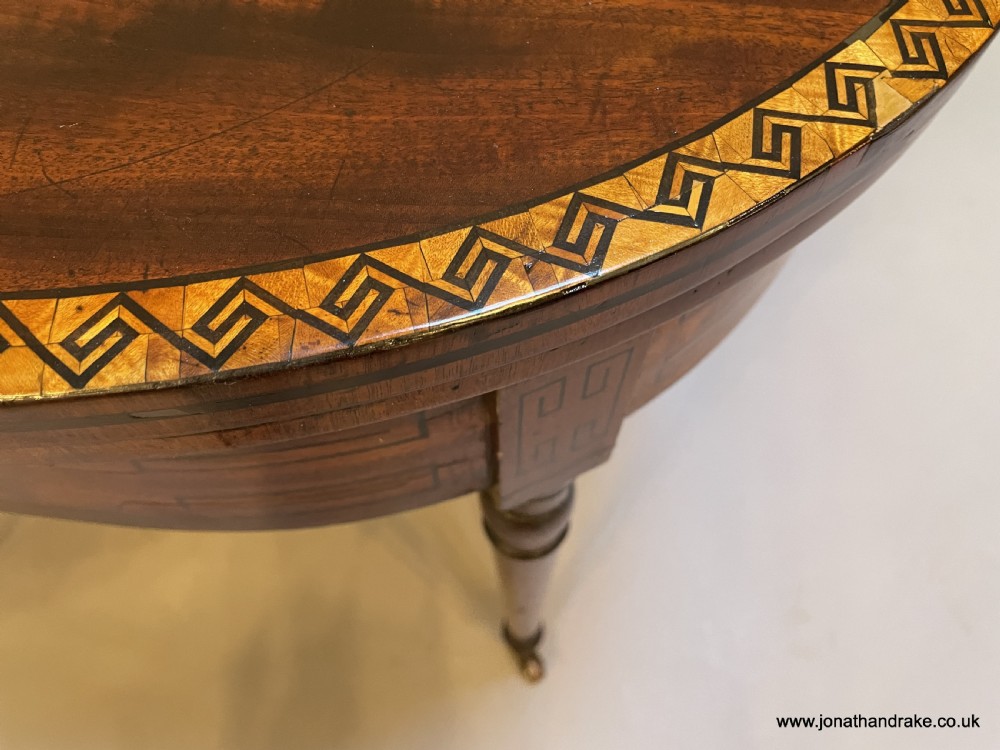 Regency mahogany card table View III
