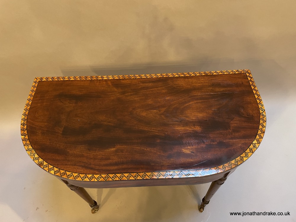Regency mahogany card table View IV