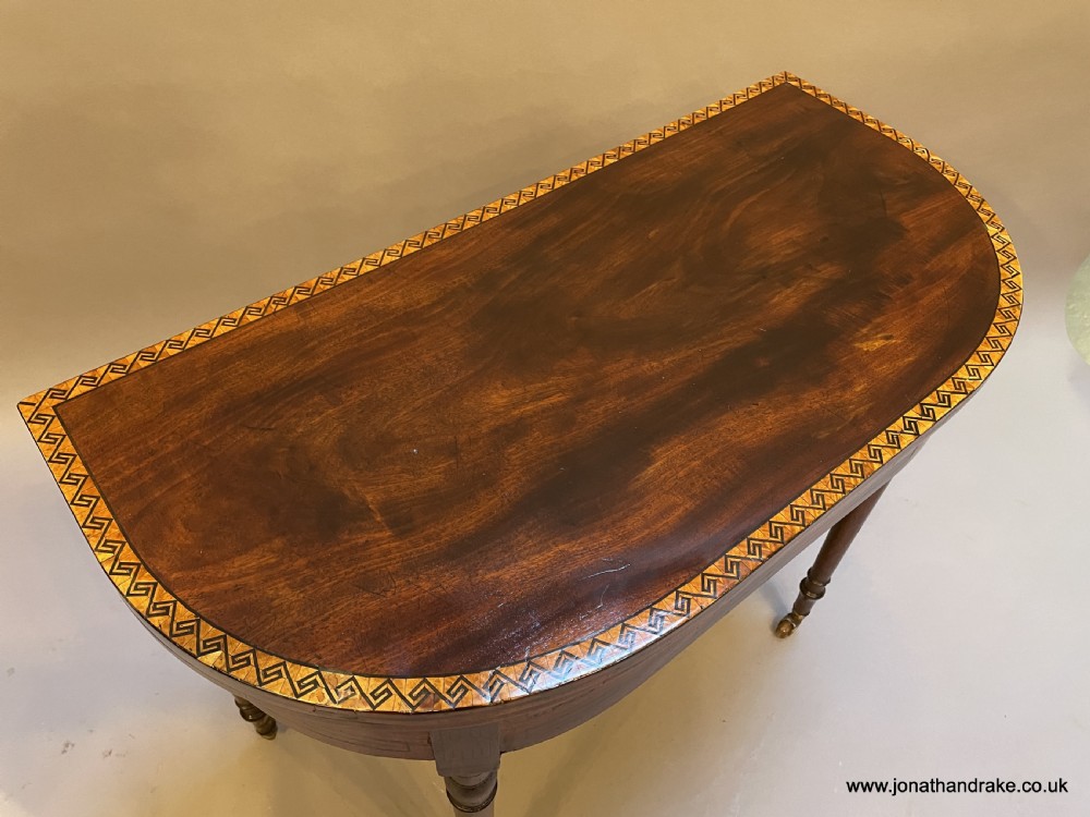 Regency mahogany card table View VII