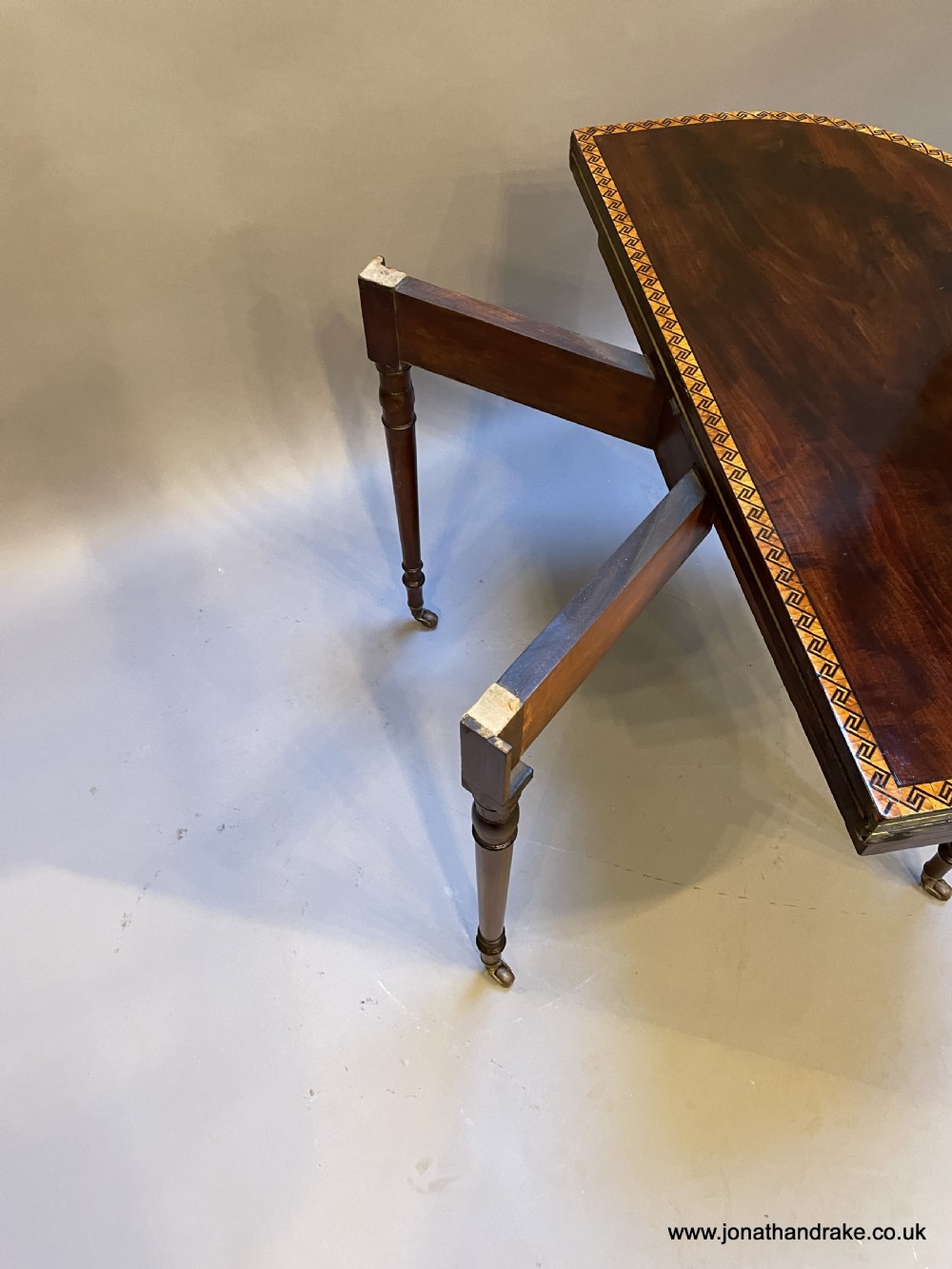 Regency mahogany card table View VIII
