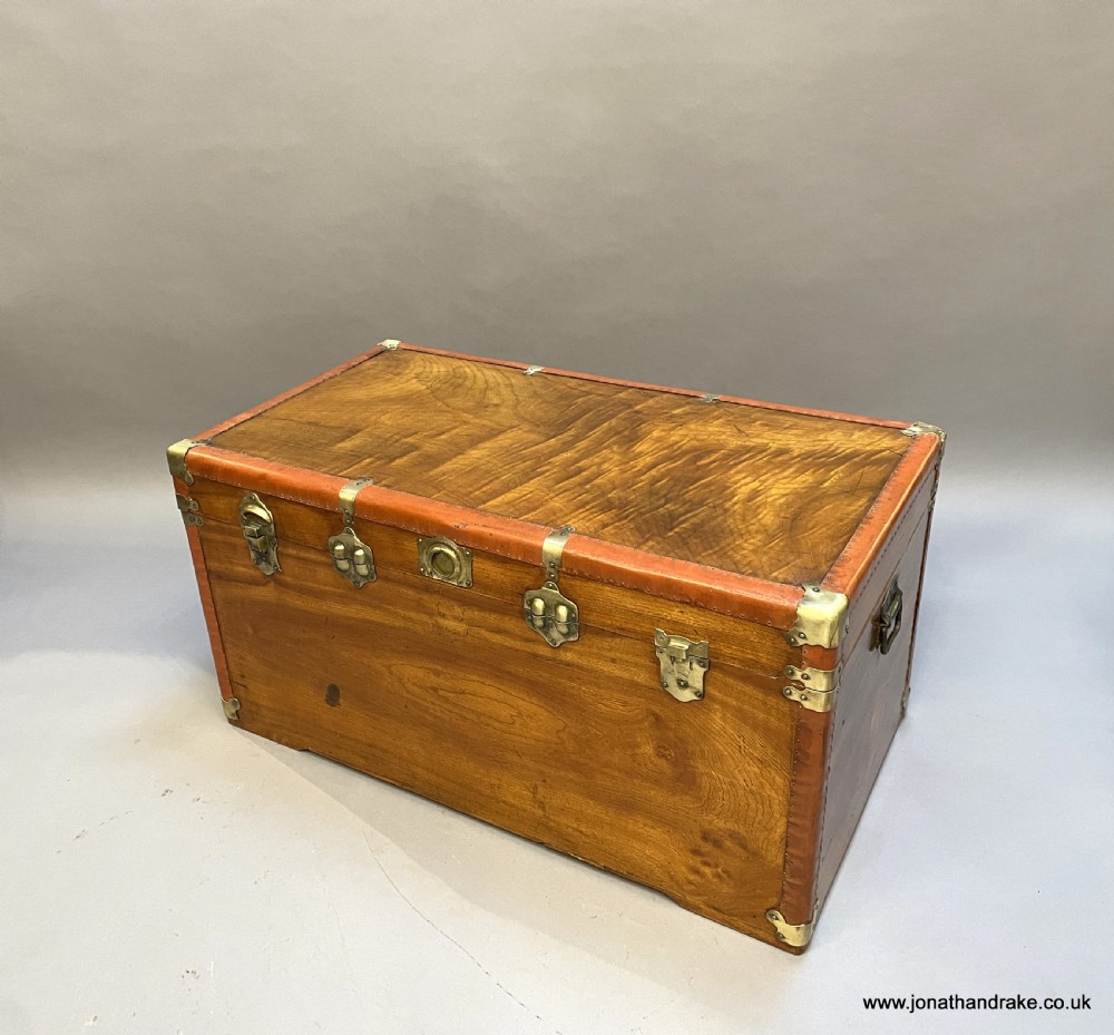 Unusual camphor campaign trunk