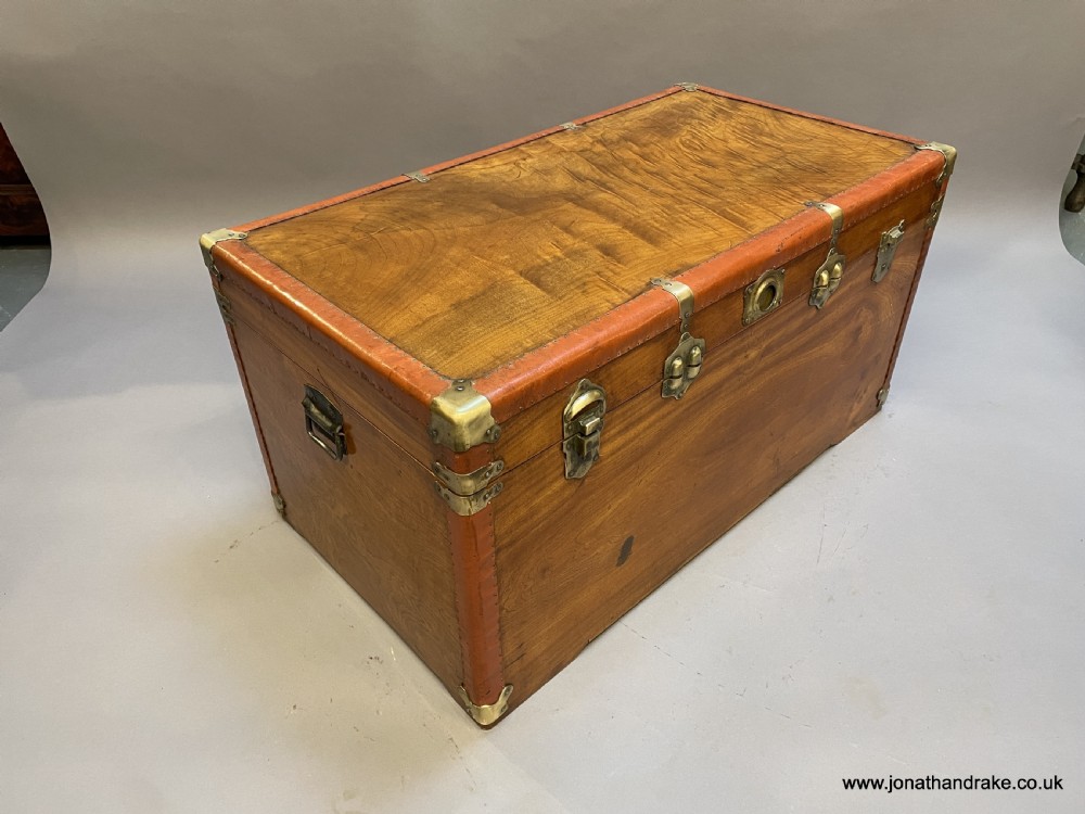 Unusual camphor campaign trunk View V