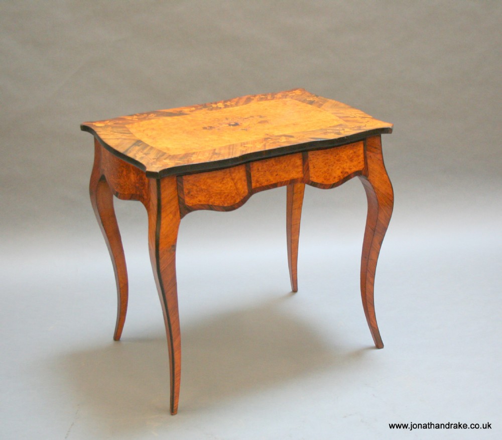 C19th bureau plat writing table View VIII