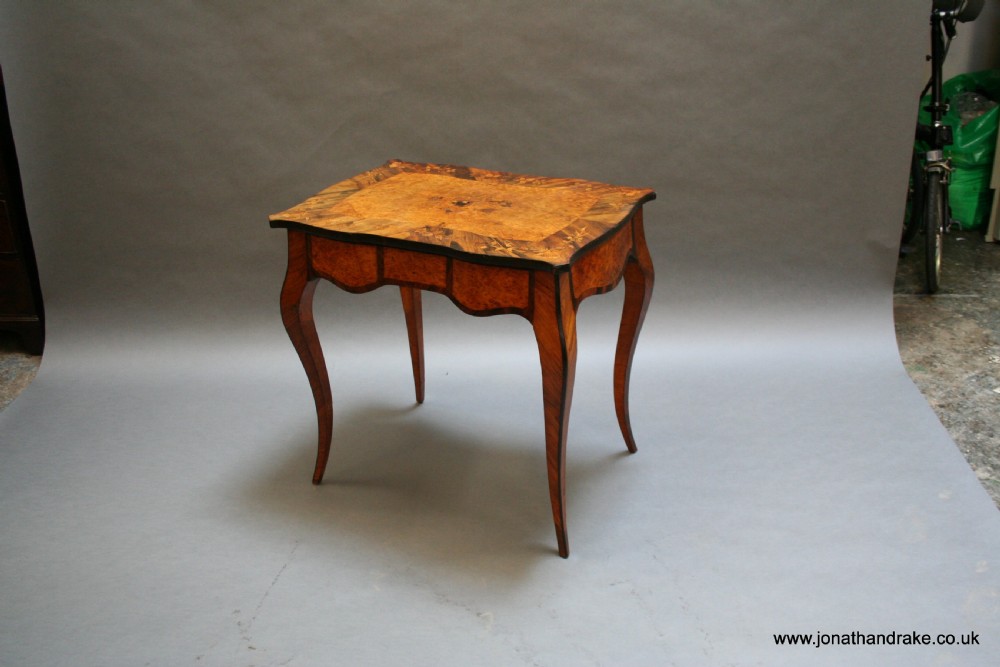 C19th bureau plat writing table View XI