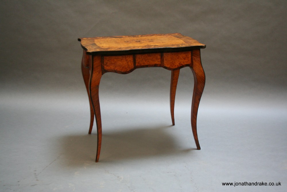 C19th bureau plat writing table View XII