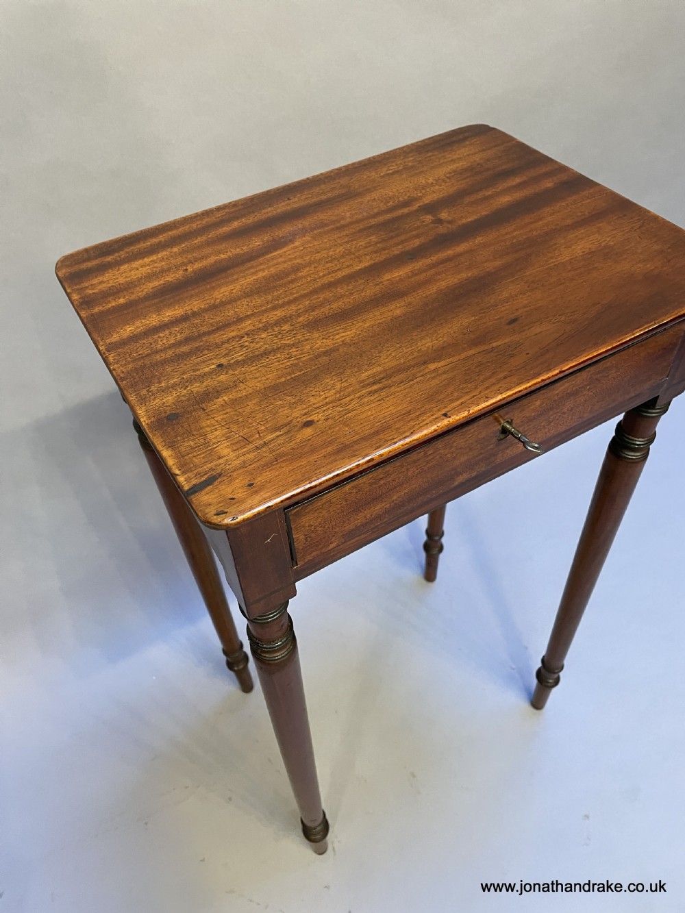 George IV mahogany lamp table View V