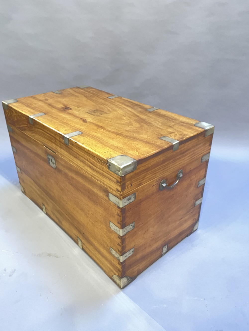 C19th camphor campaign trunk View III
