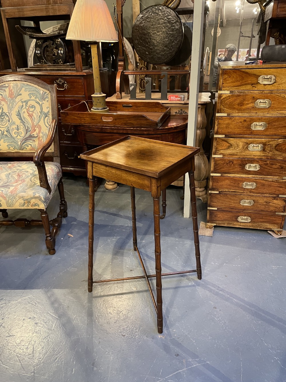 George IV lamp table View VII