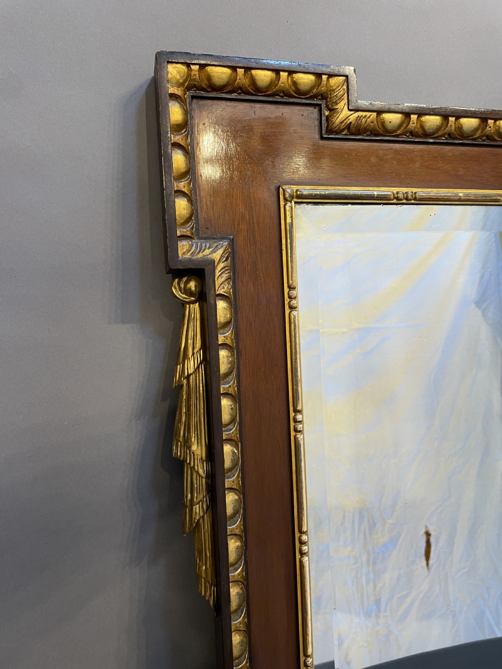 Georgian Revival Overmantle Wall Mirror View II