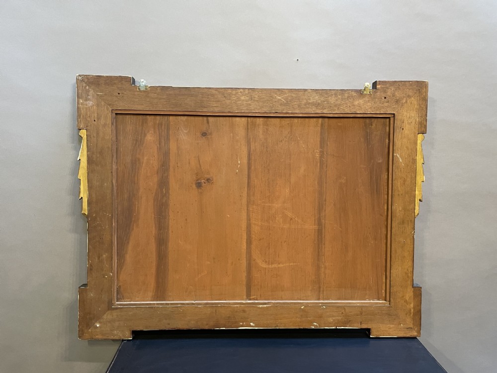 Georgian Revival Overmantle Wall Mirror View X