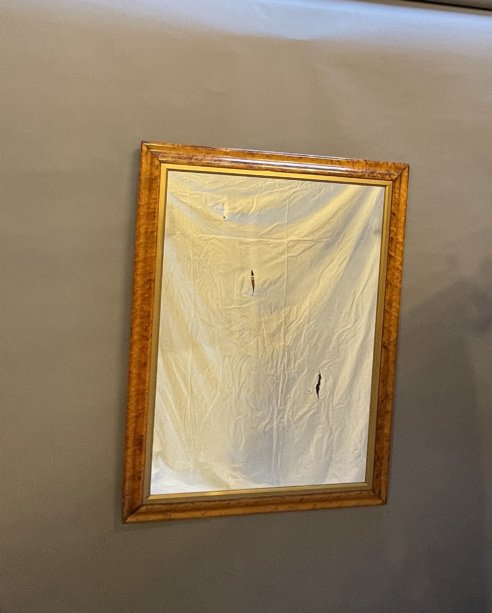 Victorian Maple Framed Wall Mirror View II