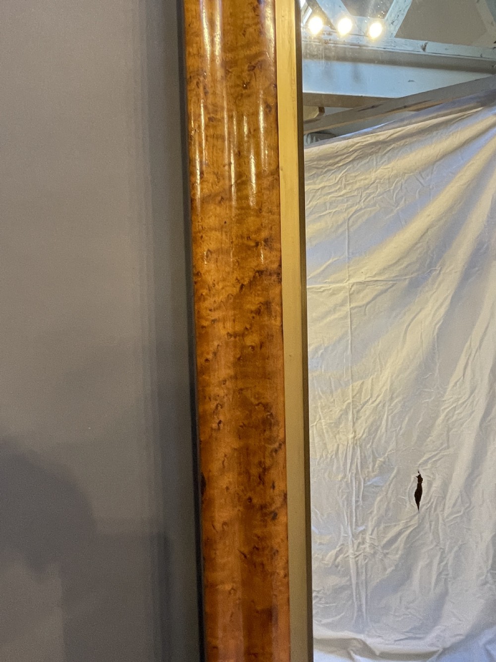 Victorian Maple Framed Wall Mirror View III