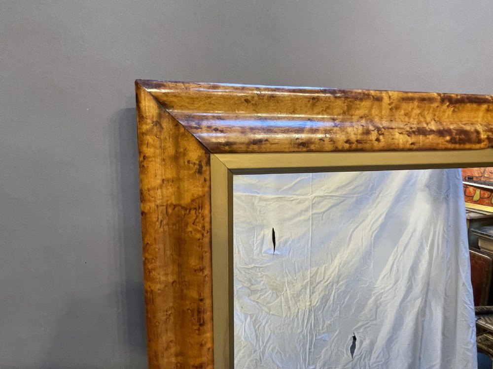 Victorian Maple Framed Wall Mirror View IV