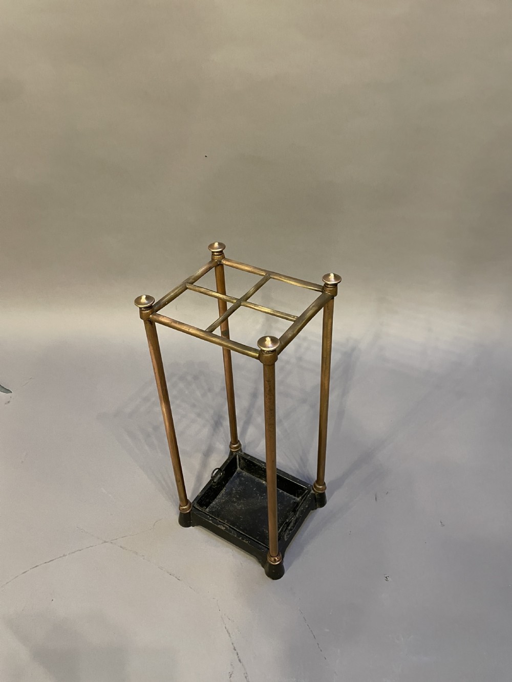 Victorian copper & brass stick stand View III