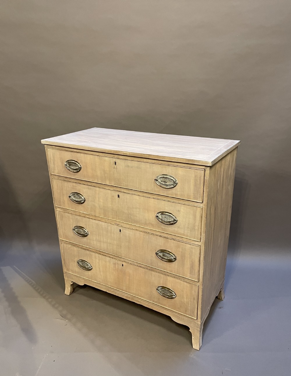 George Iv bleached chest of drawers
