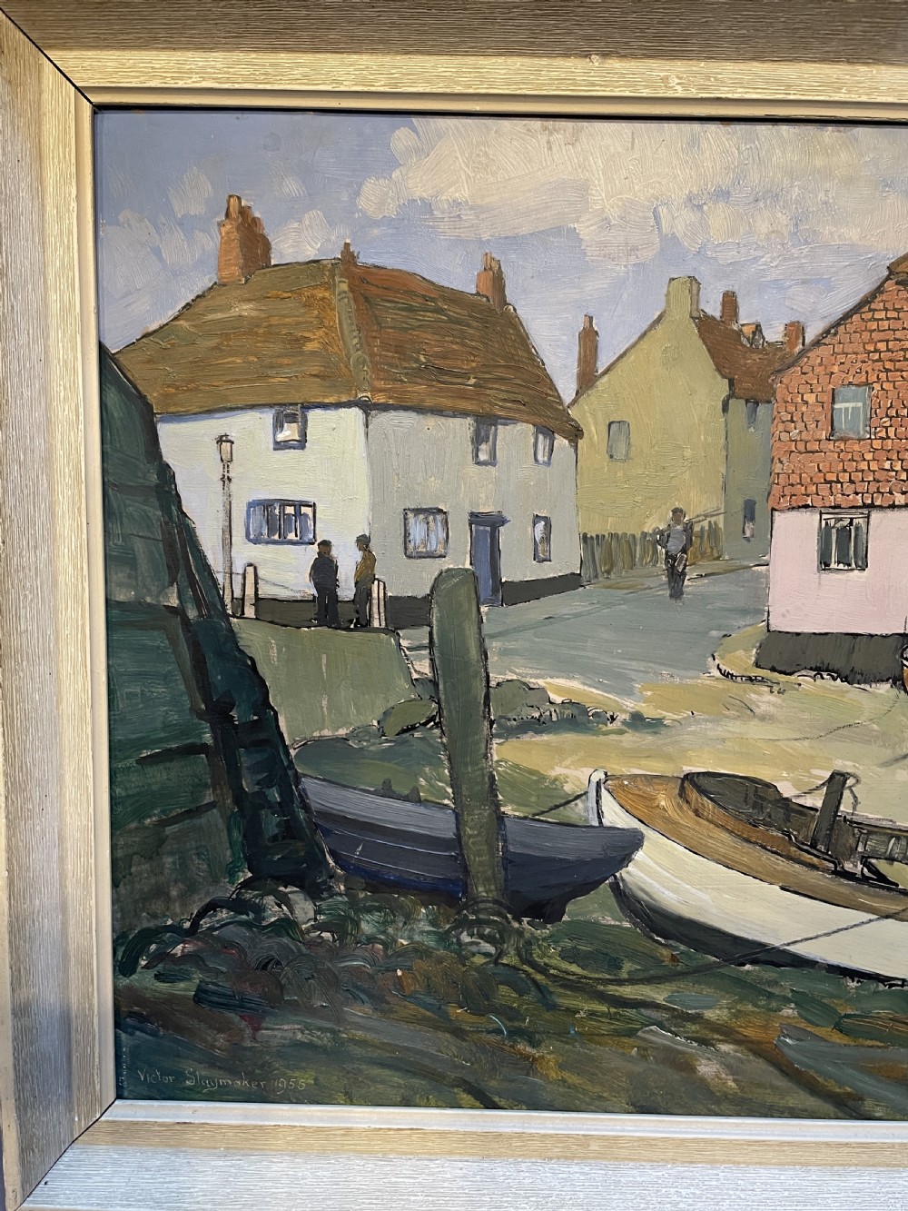 oil board , beached vessels , signed View III