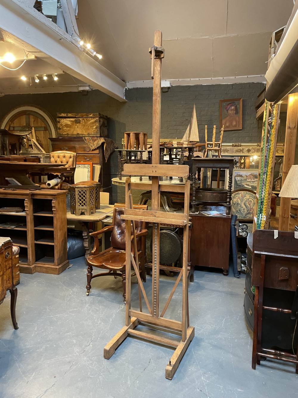 Early C20th artists easel View VIII