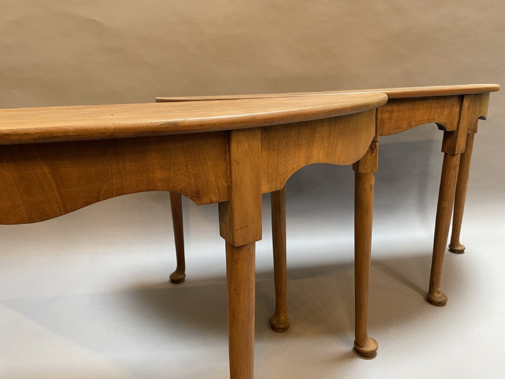 Console tables , pair Georgian mahogany View V