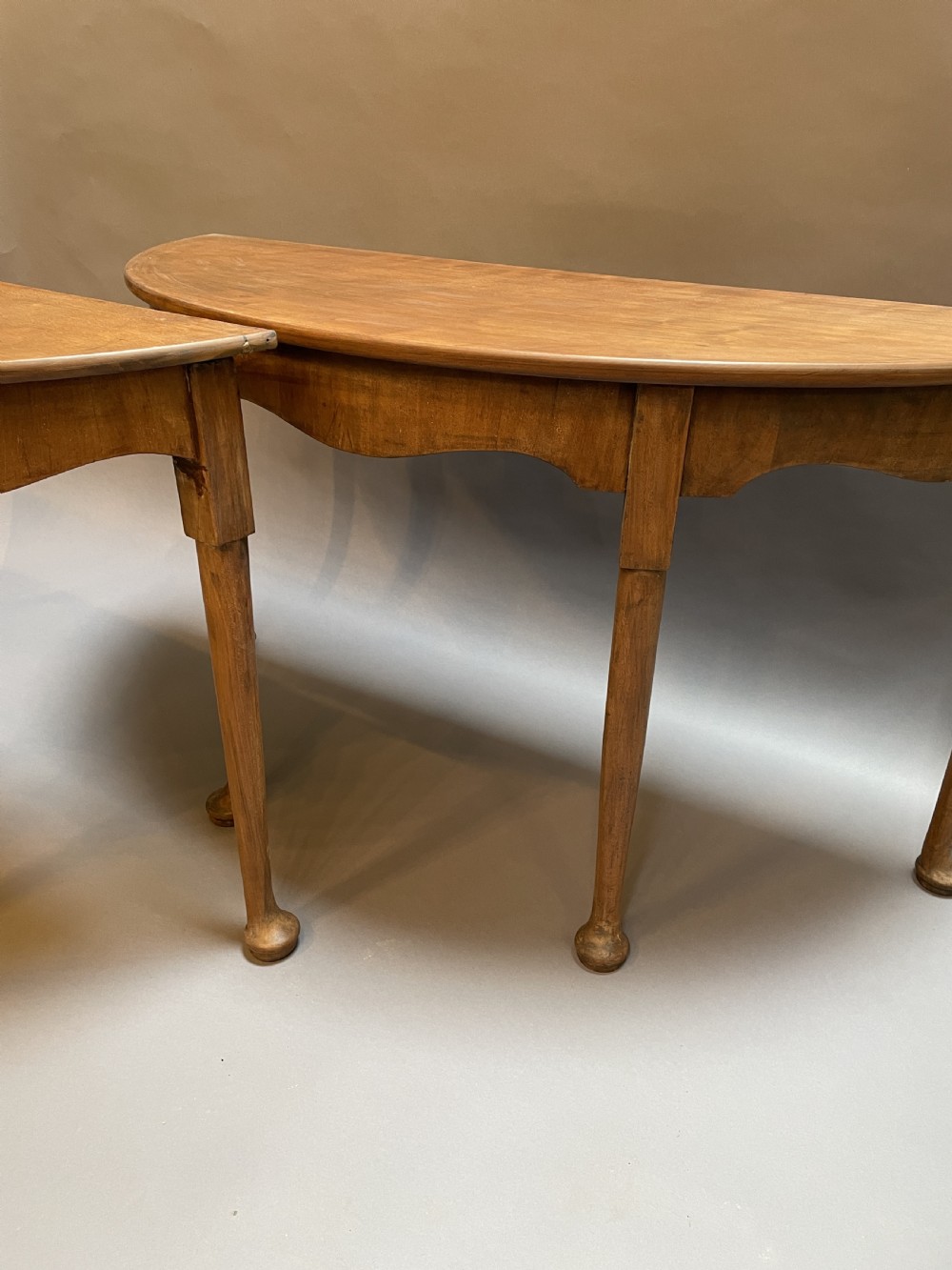 Console tables , pair Georgian mahogany View VI