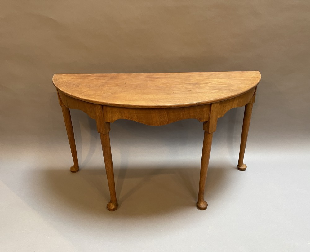 Console tables , pair Georgian mahogany View XII