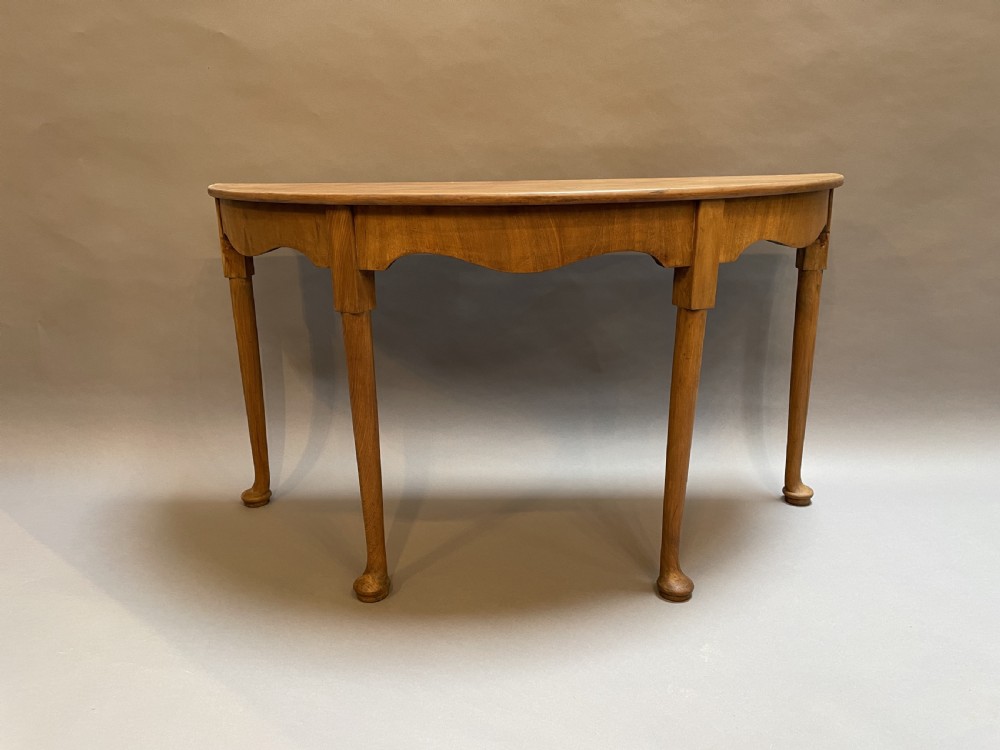Console tables , pair Georgian mahogany View XIII