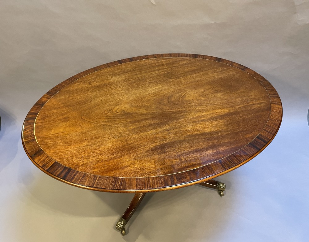 George III oval breakfast table View II