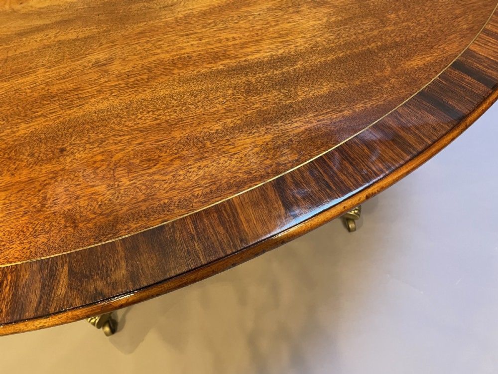 George III oval breakfast table View III