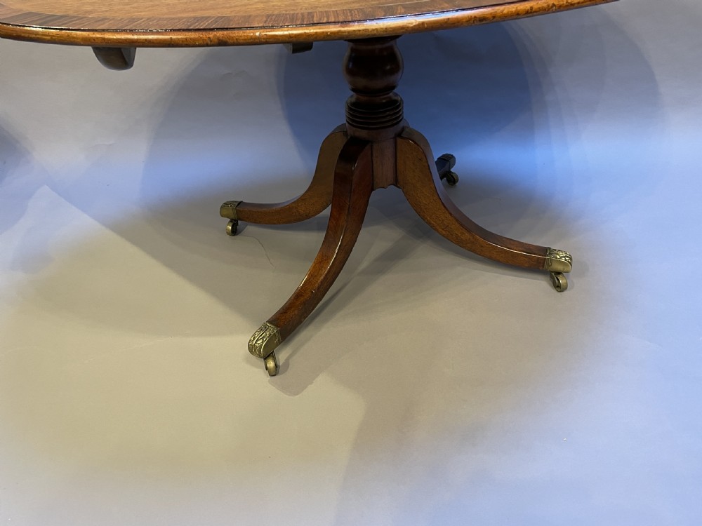 George III oval breakfast table View IV