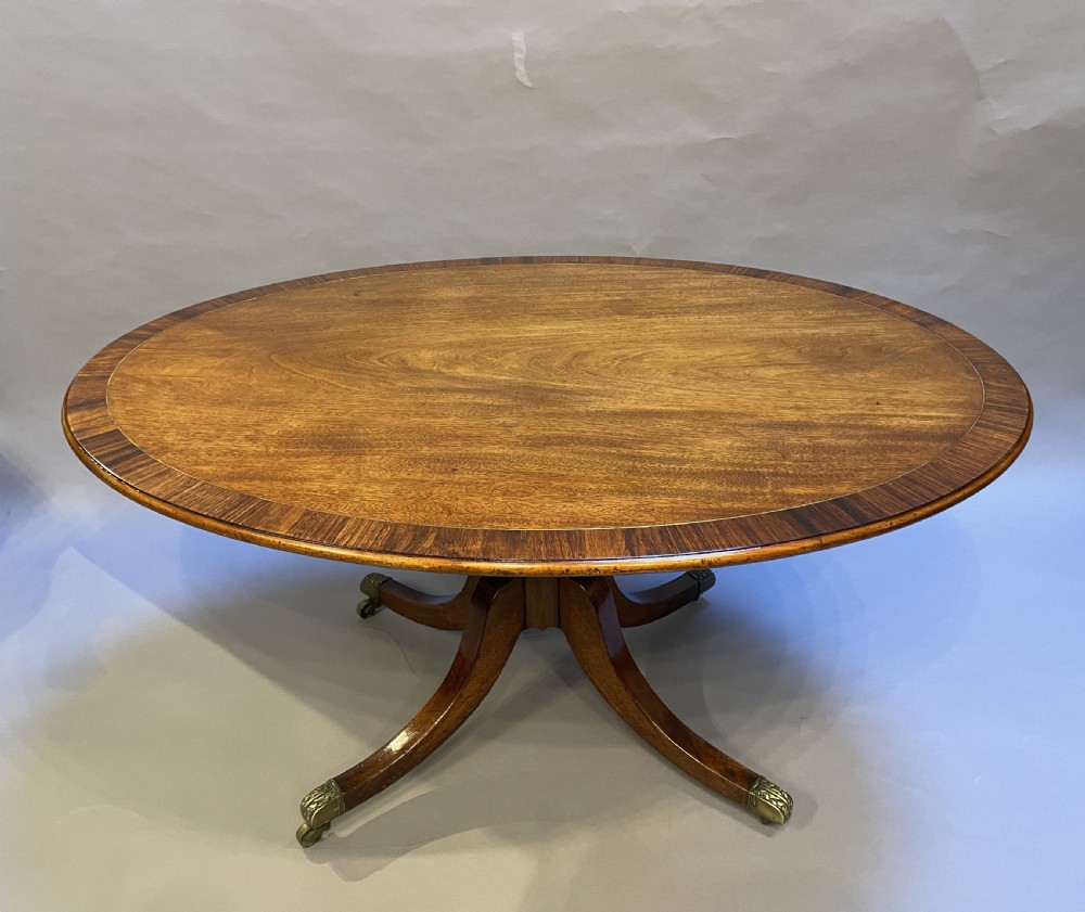 George III oval breakfast table View VI
