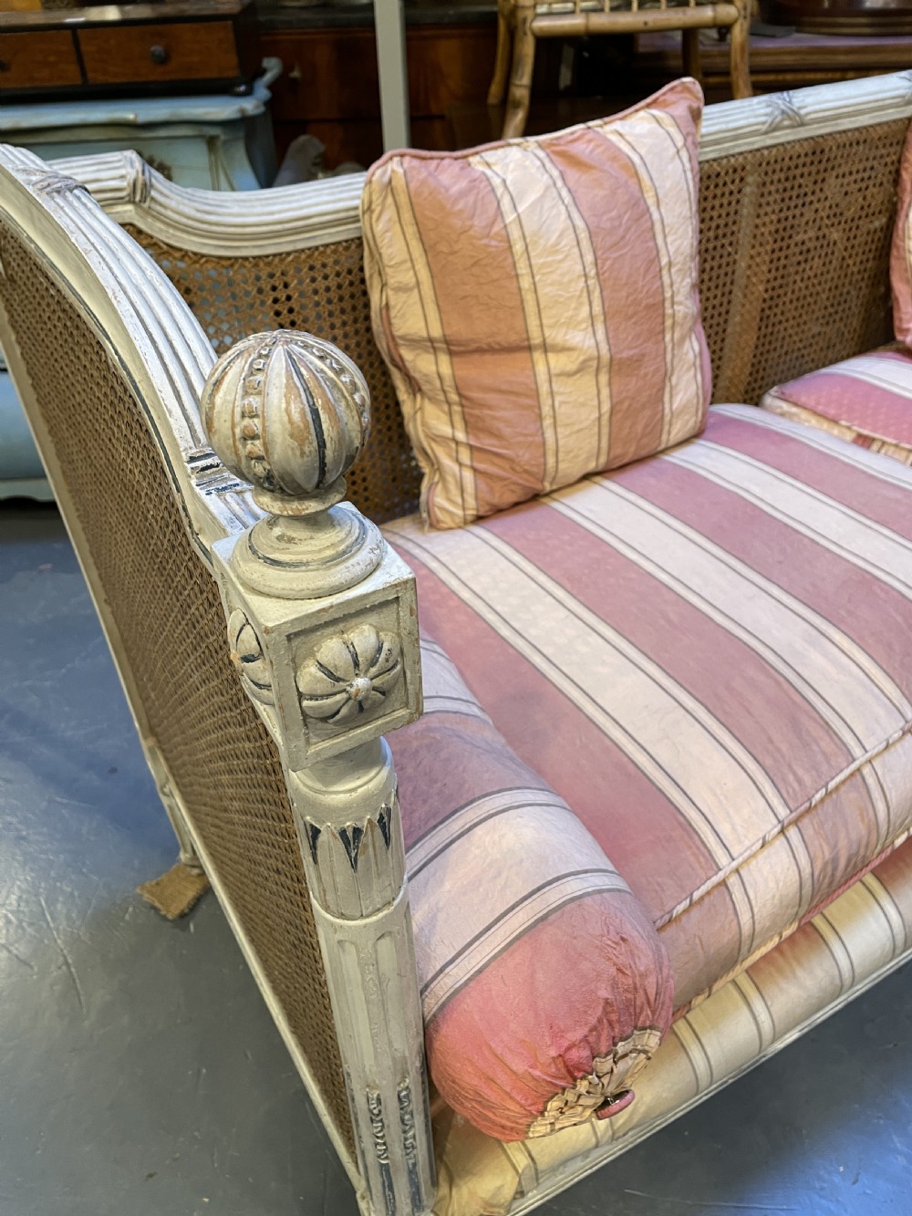 french painted canape sofa View VIII
