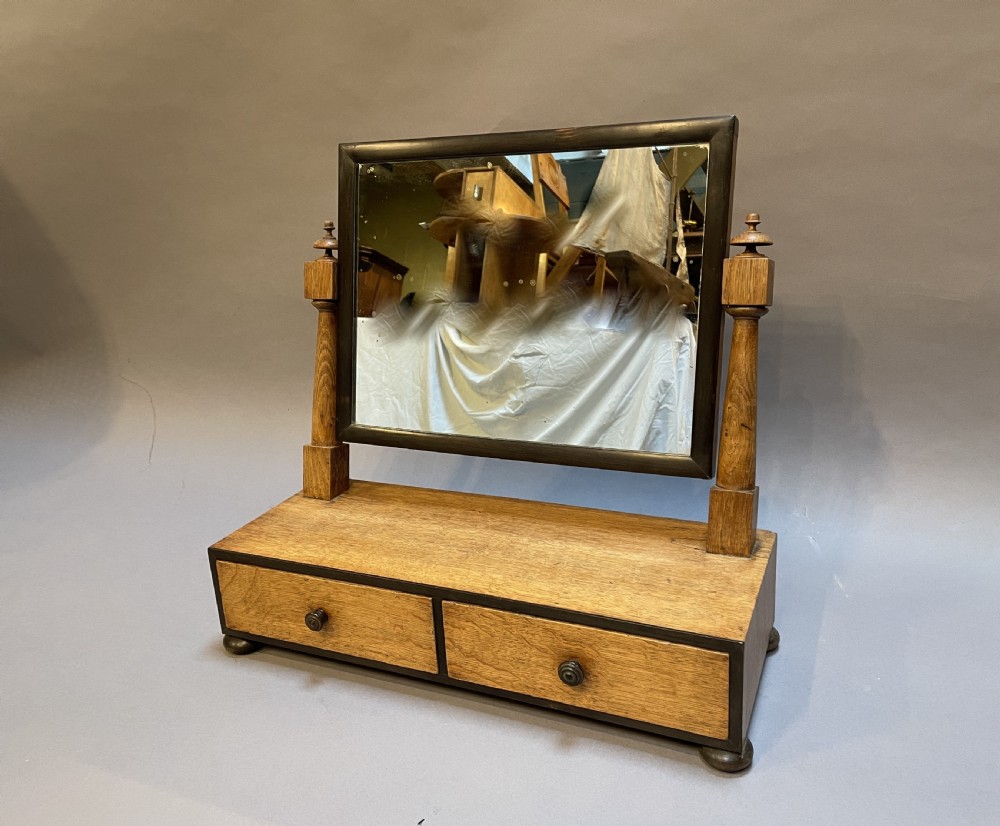 C19th dressing table mirror