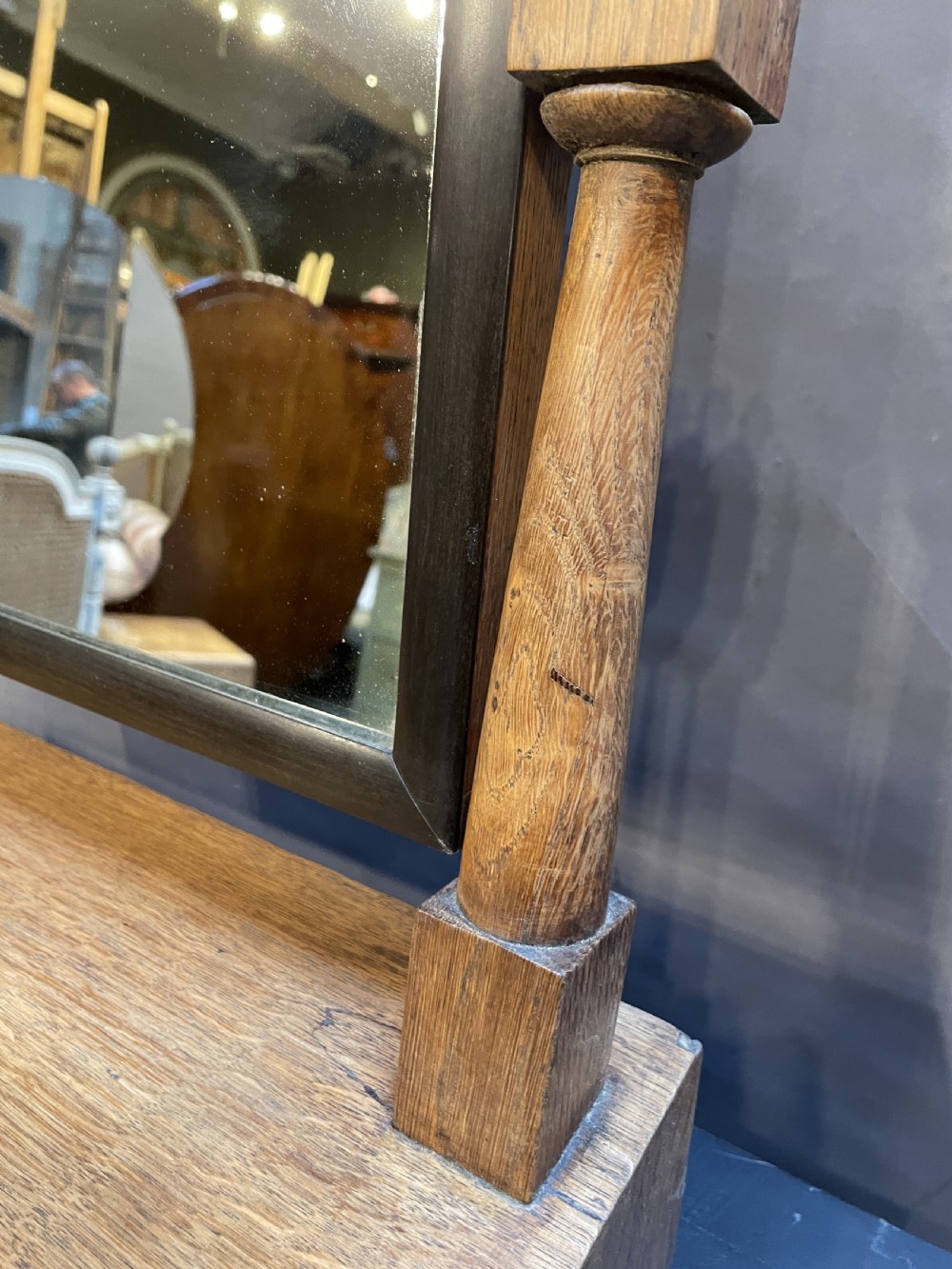 C19th dressing table mirror View V