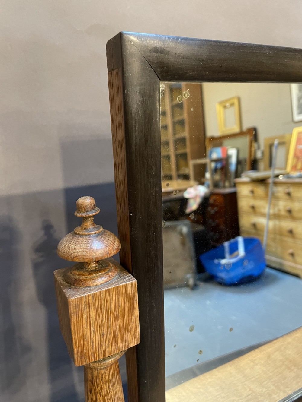 C19th dressing table mirror View VI